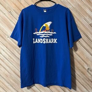 Landshark Beer Festive Winter Skiing Snowy Mountain Short Sleeve Tee Shirt